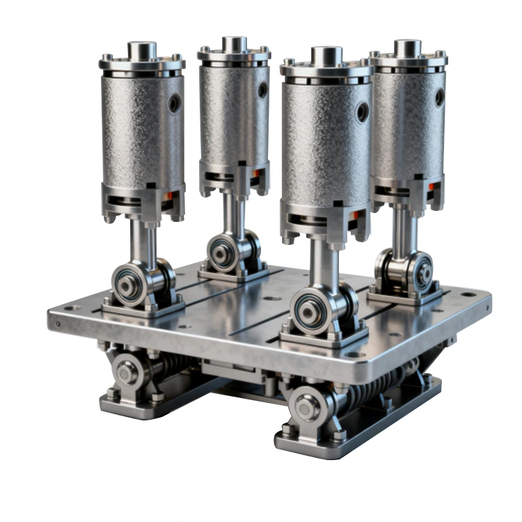 กลไกการสั่นสะเทือนแบบก้านสี่สูบ